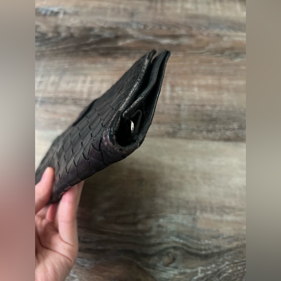 Vintage BOTTEGA VENETA black wallet - read description - Picture 4 of 16